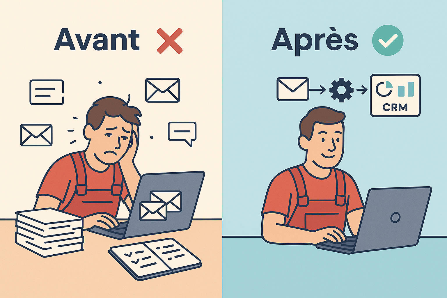 Automatisation simple des données vers un CRM